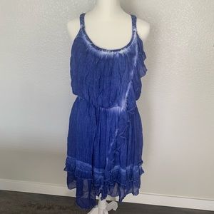 Free People gauzy periwinkle dress size small